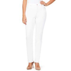 Petite Gloria Vanderbilt Amanda Classic Jeans ... Color: Vintage White